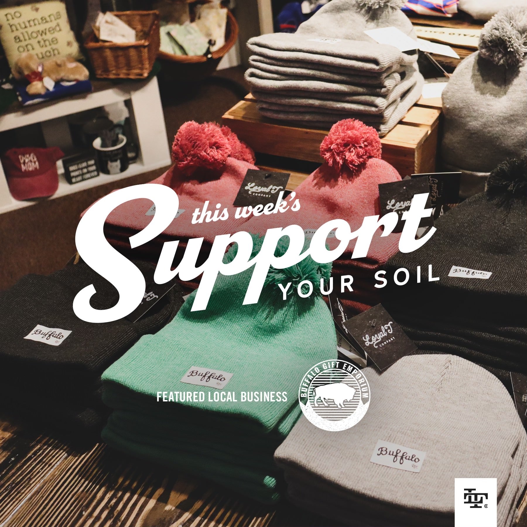 Buffalo Gift Emporium Support Your Soil
