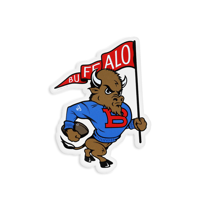 Marching Buffalo sticker included in the Loyal T Sticker 4-Pack