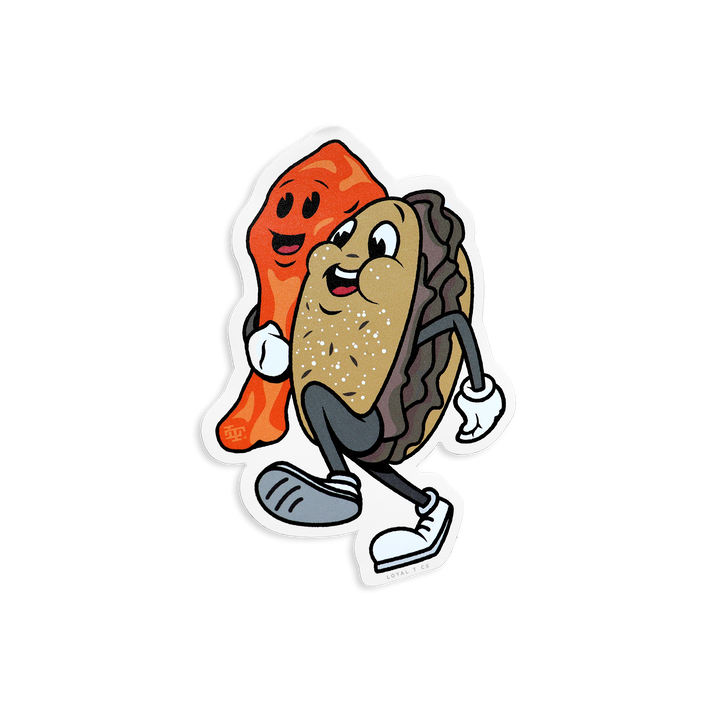 Weck n Wings sticker included in the Loyal T Sticker 4-Pack