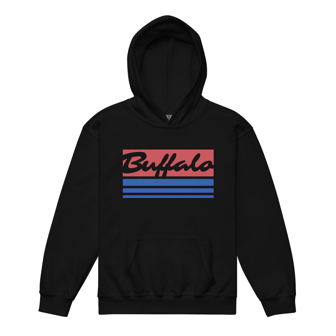 Red, White and Buffalo Youth Hoodie